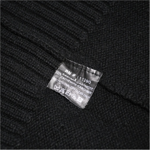 DEREK LAM Black Label Cashmere Cardigan in Black Size M - Picture 10 of 10